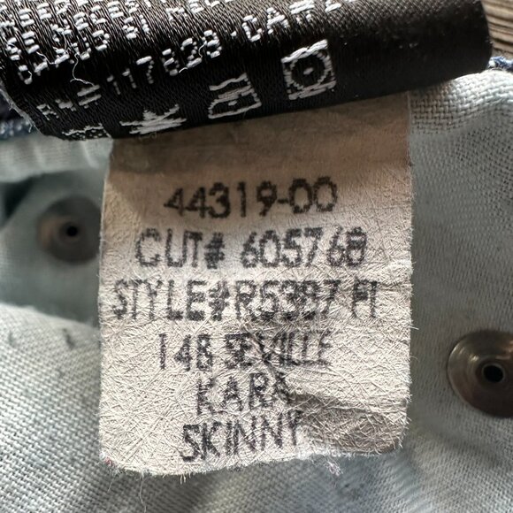 WILLIAM RAST KARA DARK WASH SKINNY JEANS - Picture 4 of 5